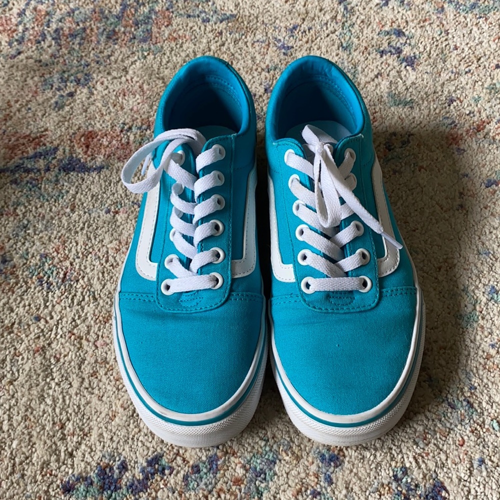 Turquoise old skool vans